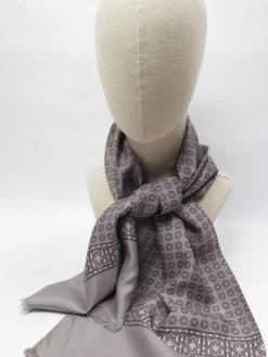 Men's Grey Vintage Scarf