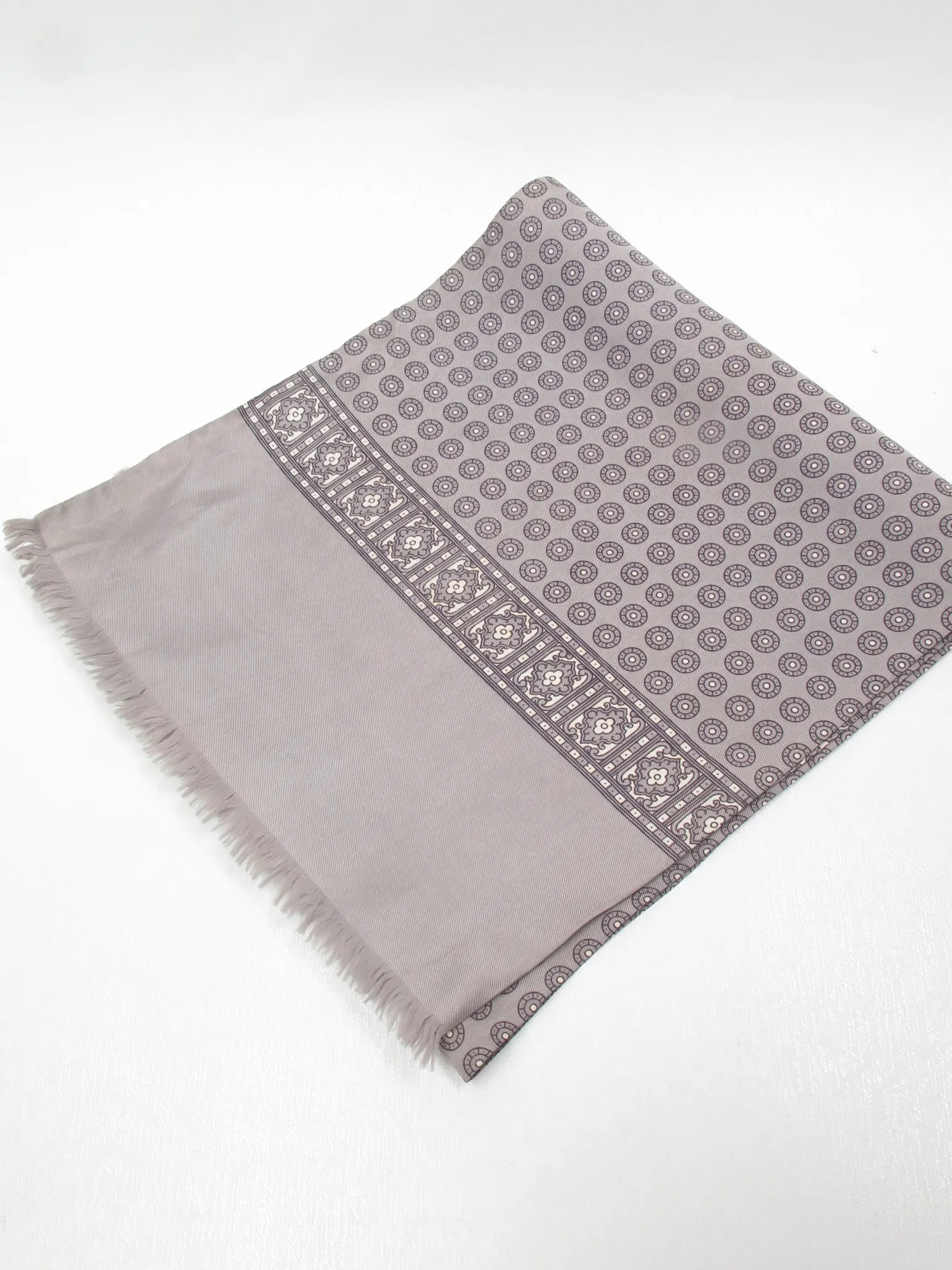 Men's Grey Vintage Scarf