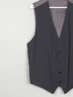 Men's Grey Wool Waistcoat 44