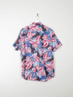 Men's Hawaiian Vintage Style American Eagle Short Sleeve Shirt L