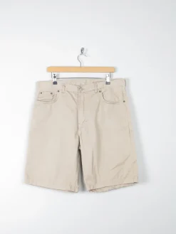 Mens Khaki Levi’s Shorts Long Vintage 34"