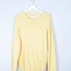 Men's Mustang Yellow Cotton Jumper XL