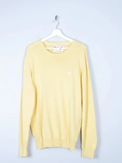 Men's Mustang Yellow Cotton Jumper XL