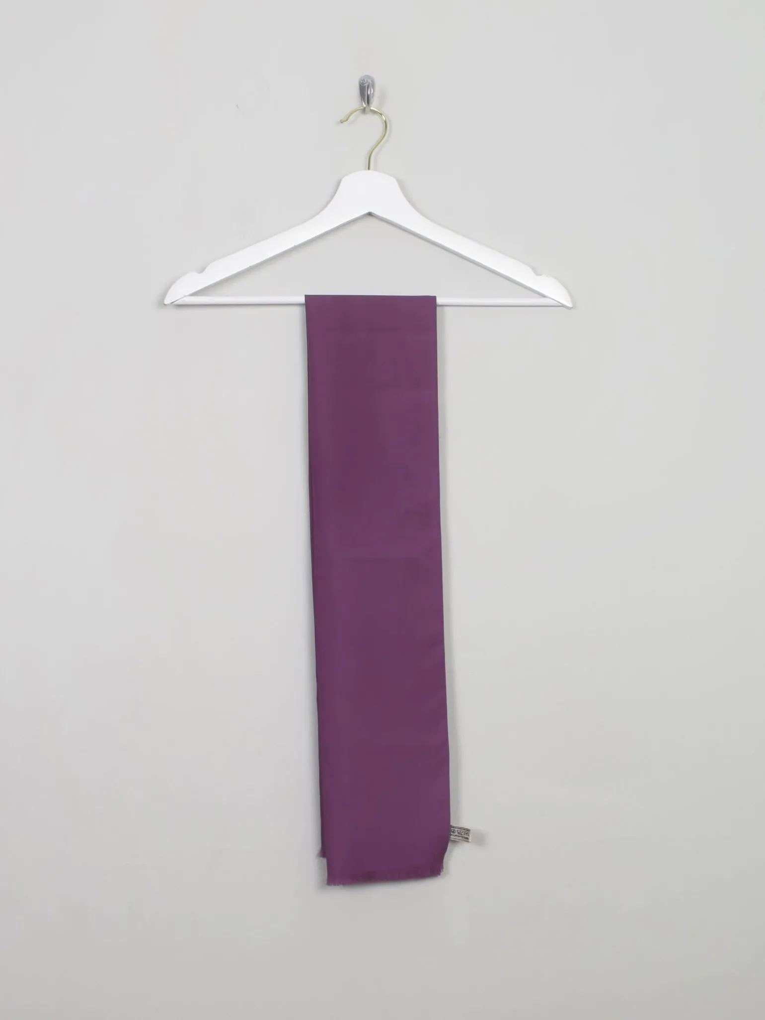 Men's Narrow Vintage Purple Neck Scarf