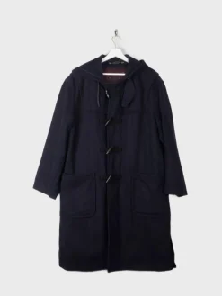 Men's Navy Vintage Duffle Coat Rikson L/XL