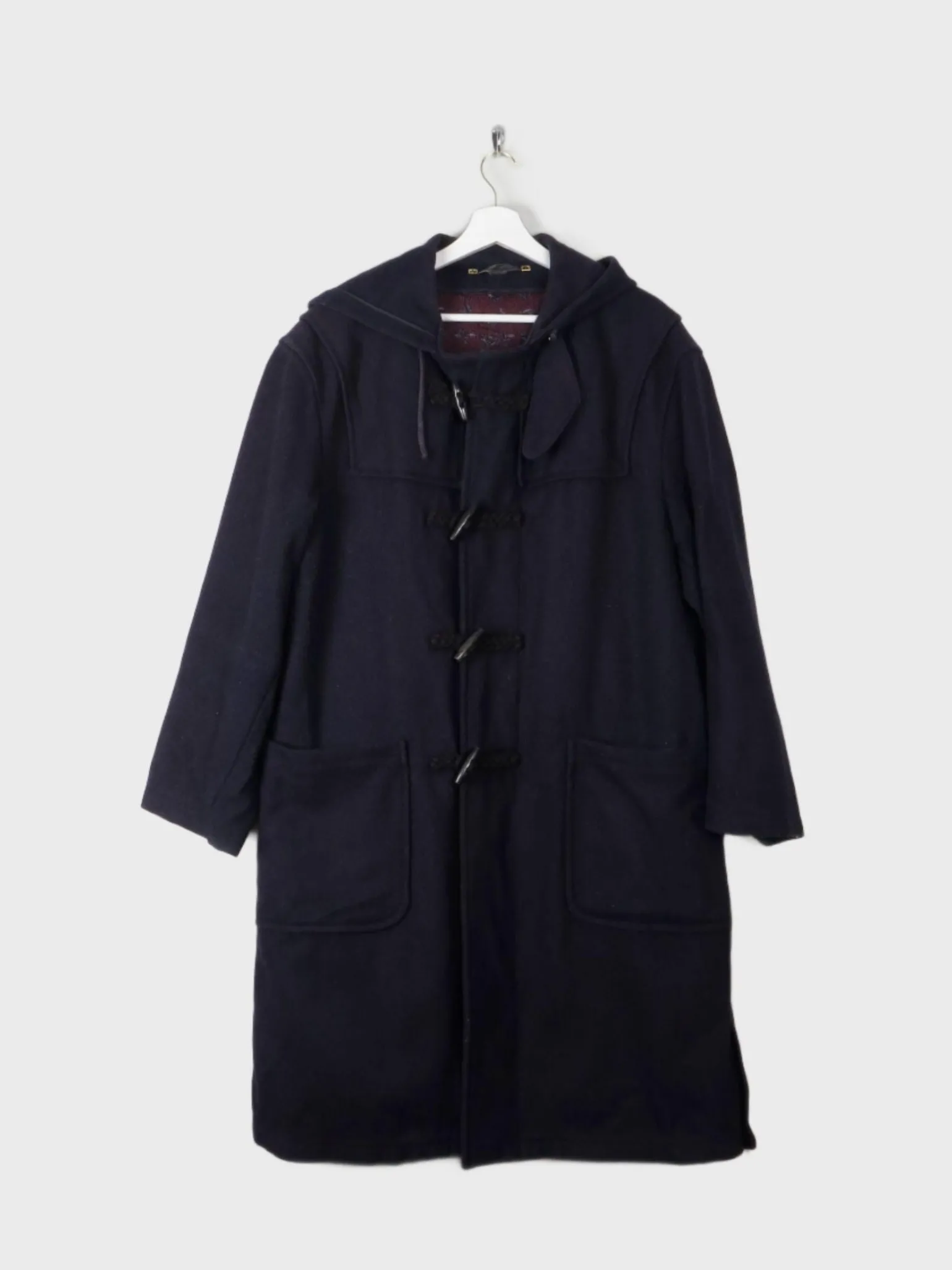 Men's Navy Vintage Duffle Coat Rikson L/XL