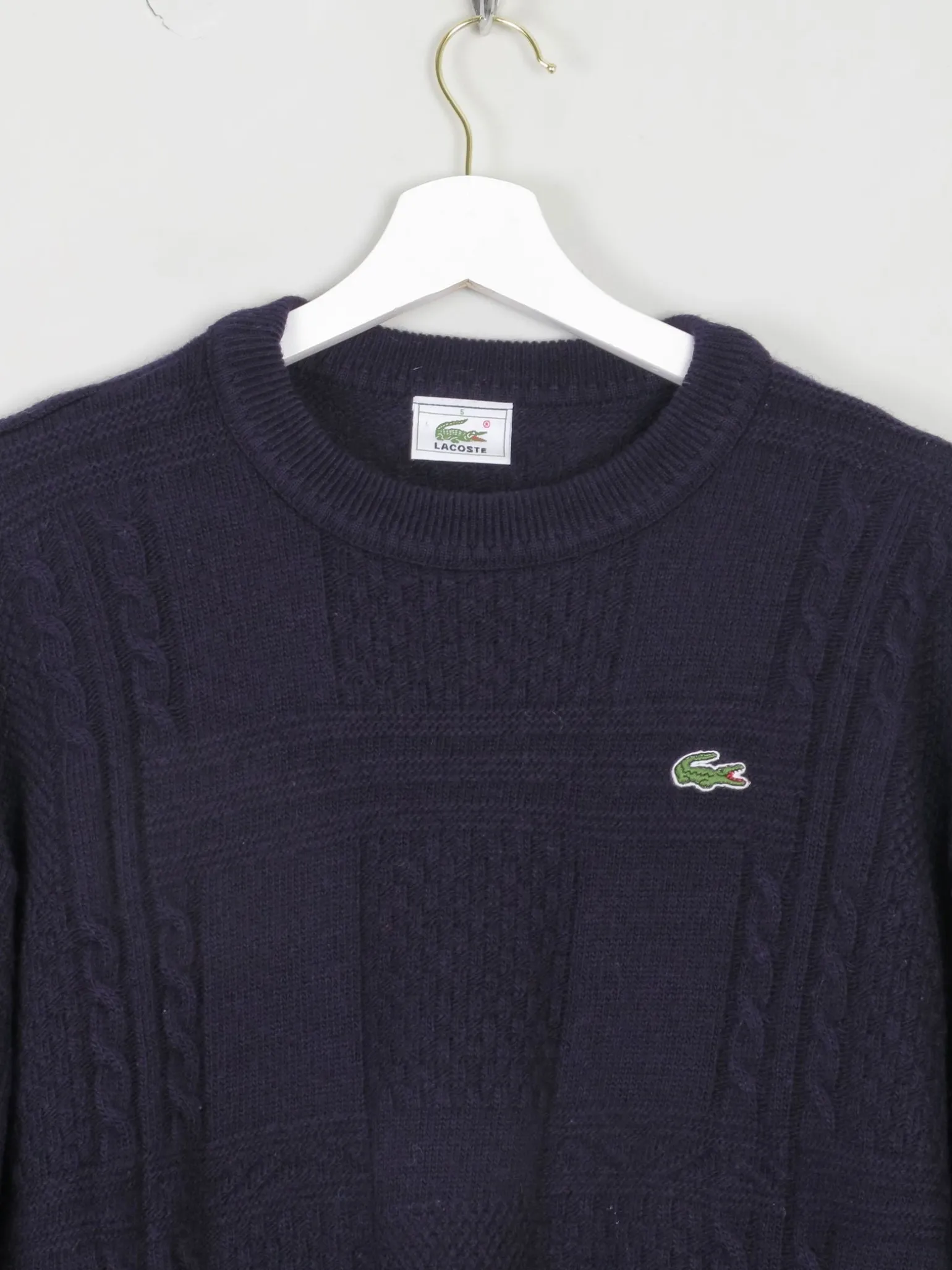 Men's Navy Vintage Lacoste Jumper S