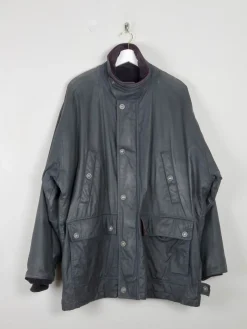 Men's Navy Vintage Wax Jacket XL