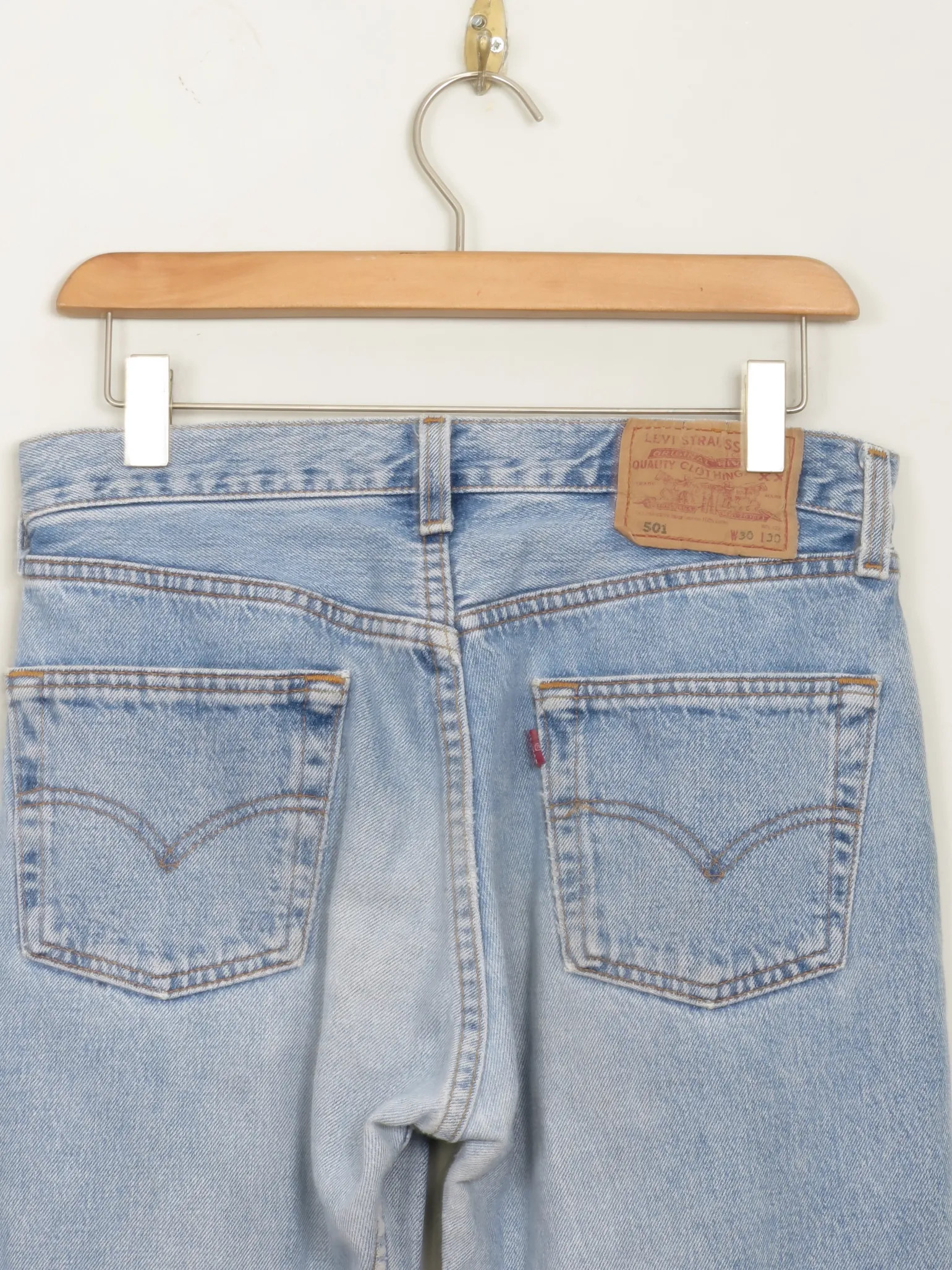 Men's Original Vintage Blue 501s Jeans 30/30