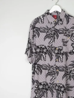 Men's Printed Hawaiian Vintage Style Shirt M