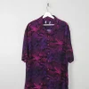 Men's Purple Hawaiian Vintage Shirt L New