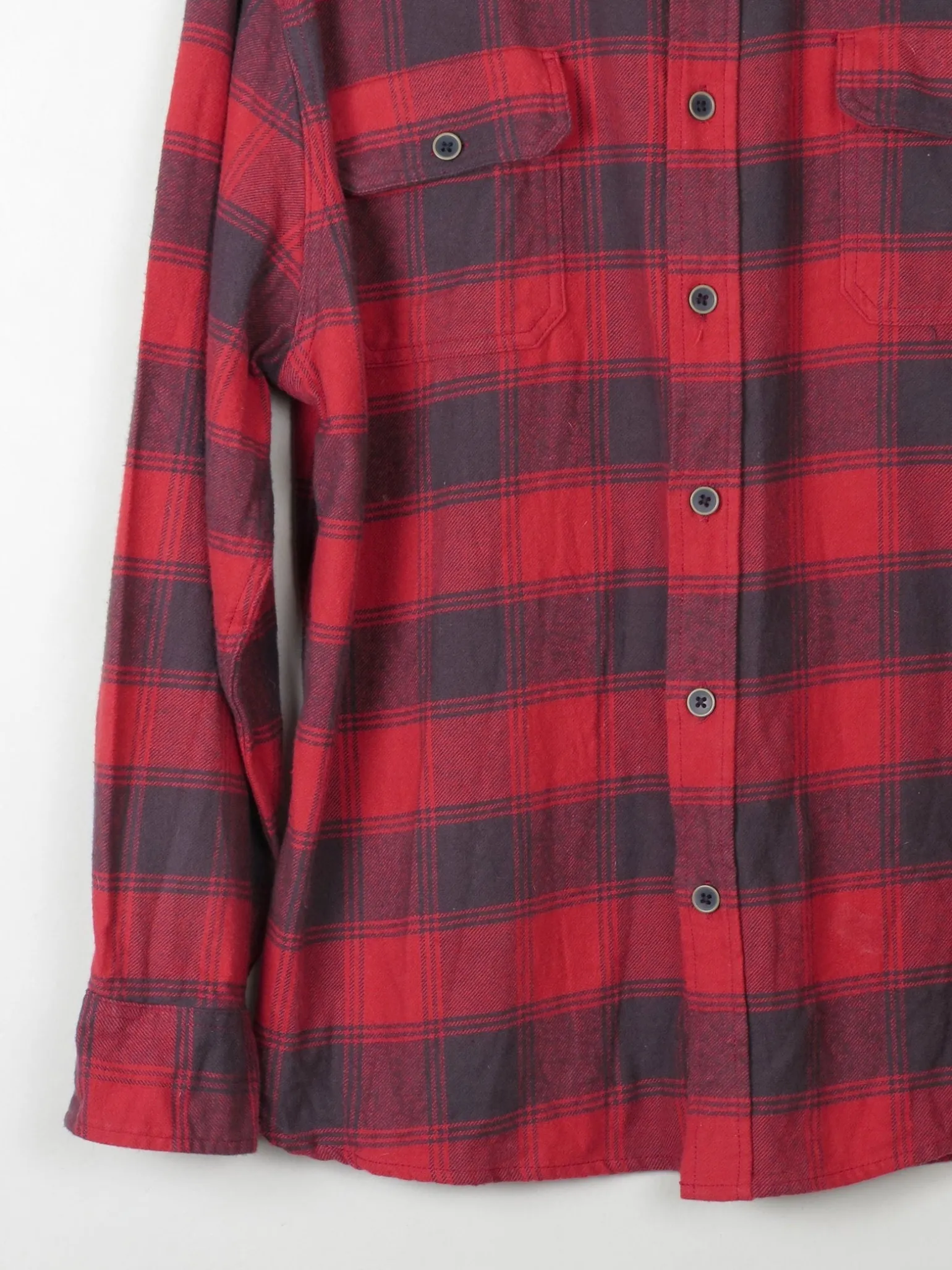 Men's Red Vintage Style Flannel Jach's Shirt XL