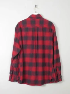 Men's Red Vintage Style Flannel Jach's Shirt XL