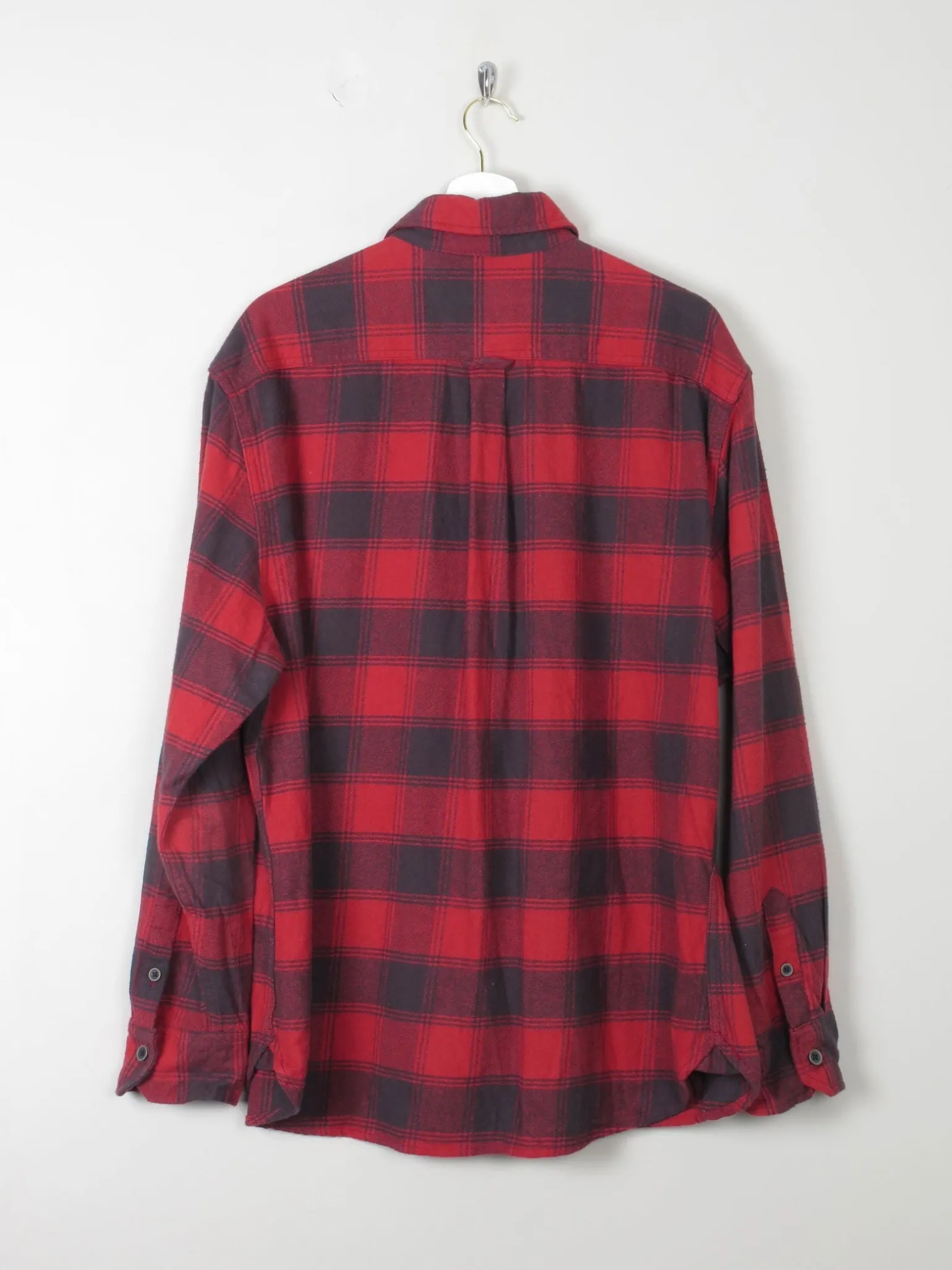 Men's Red Vintage Style Flannel Jach's Shirt XL