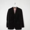 Men's Remus Vintage Brown Pinstripe Velvet Jacket 38/40R