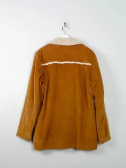 Men's Rust Vintage Cowboy Sherpa Jacket M