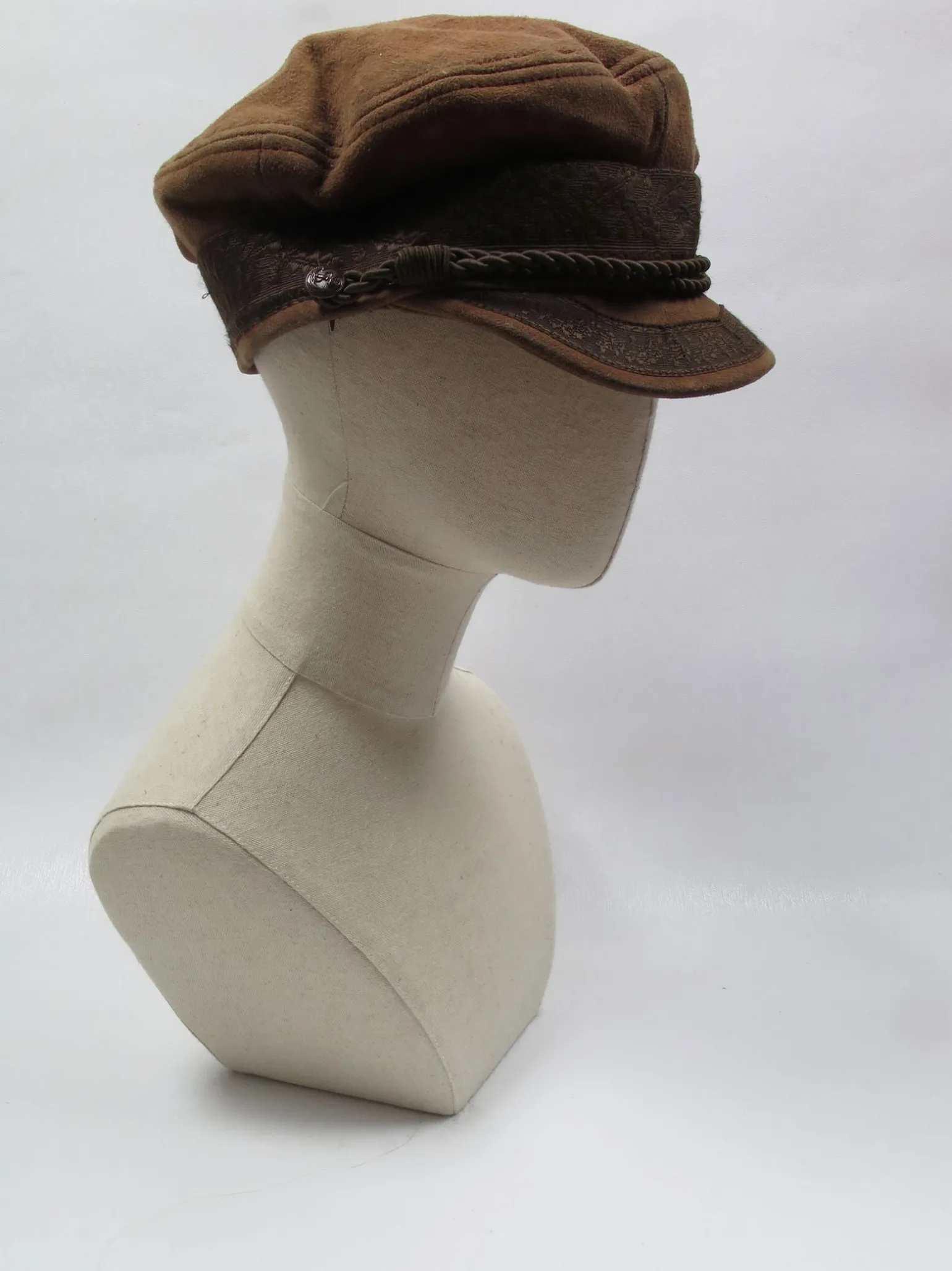 Men's Suede Sailors Hat L