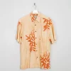Men's Tangerine Vintage Hawaiian Shirt M/L