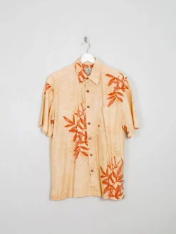 Men's Tangerine Vintage Hawaiian Shirt M/L