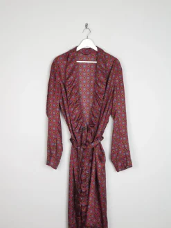 Mens Tootal Hortex Paisley Vintage Smoking Style Dressing Gown M/L