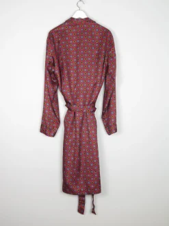 Mens Tootal Hortex Paisley Vintage Smoking Style Dressing Gown M/L
