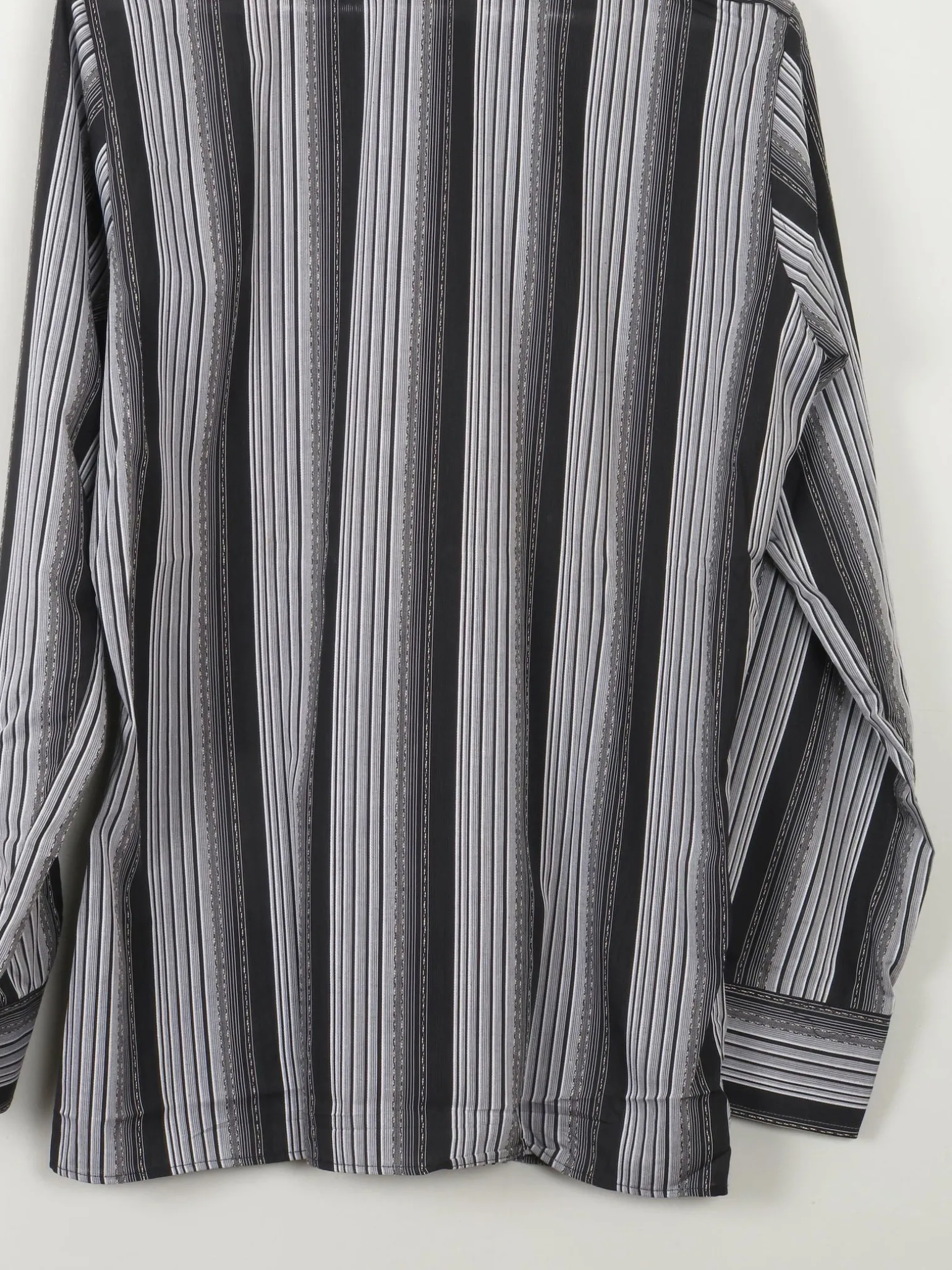 Men's Unworn Vintage Shirt 1970s Striped Rocola 15"/38