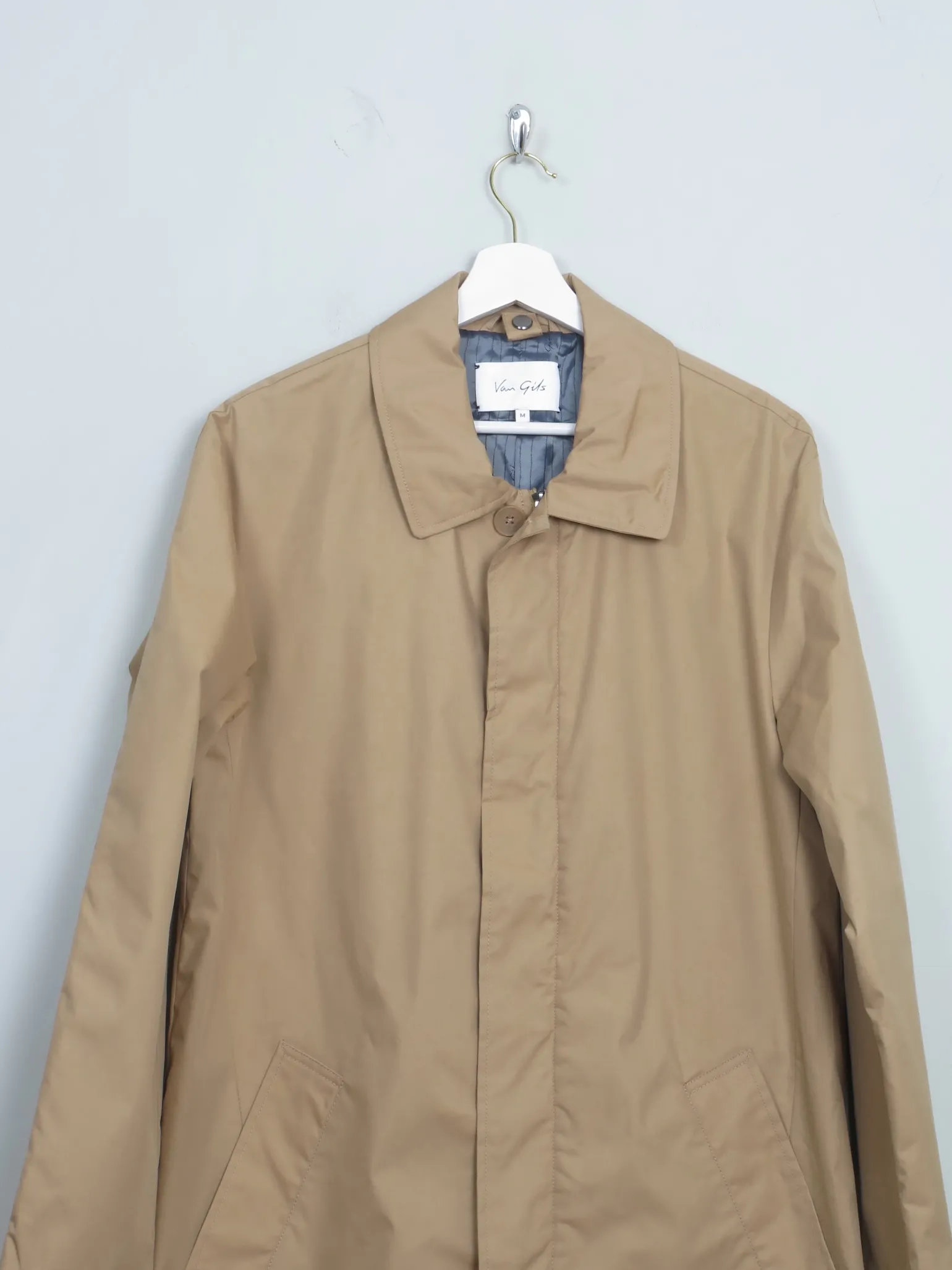 Men's Van Gils Beige Mac Trench Coat M