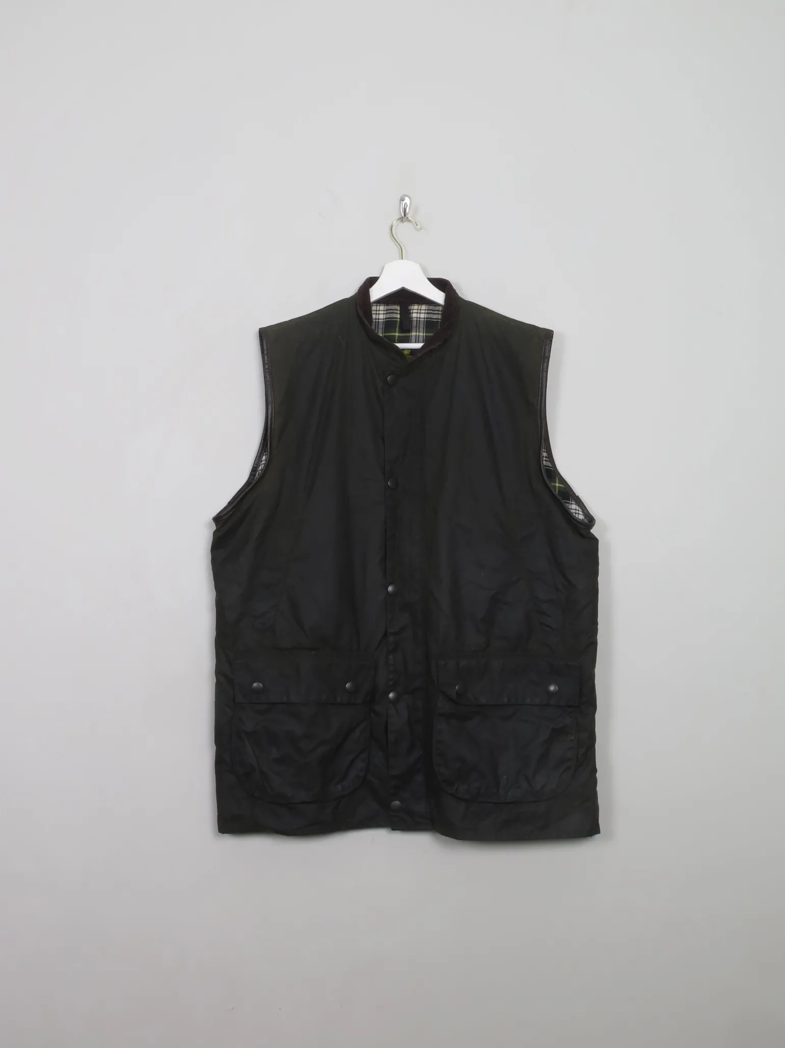 Men's Vintage Barbour Westmorland Waxed Gilet XL