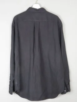 Men's Vintage Black Linen Gap Shirt Oversized M