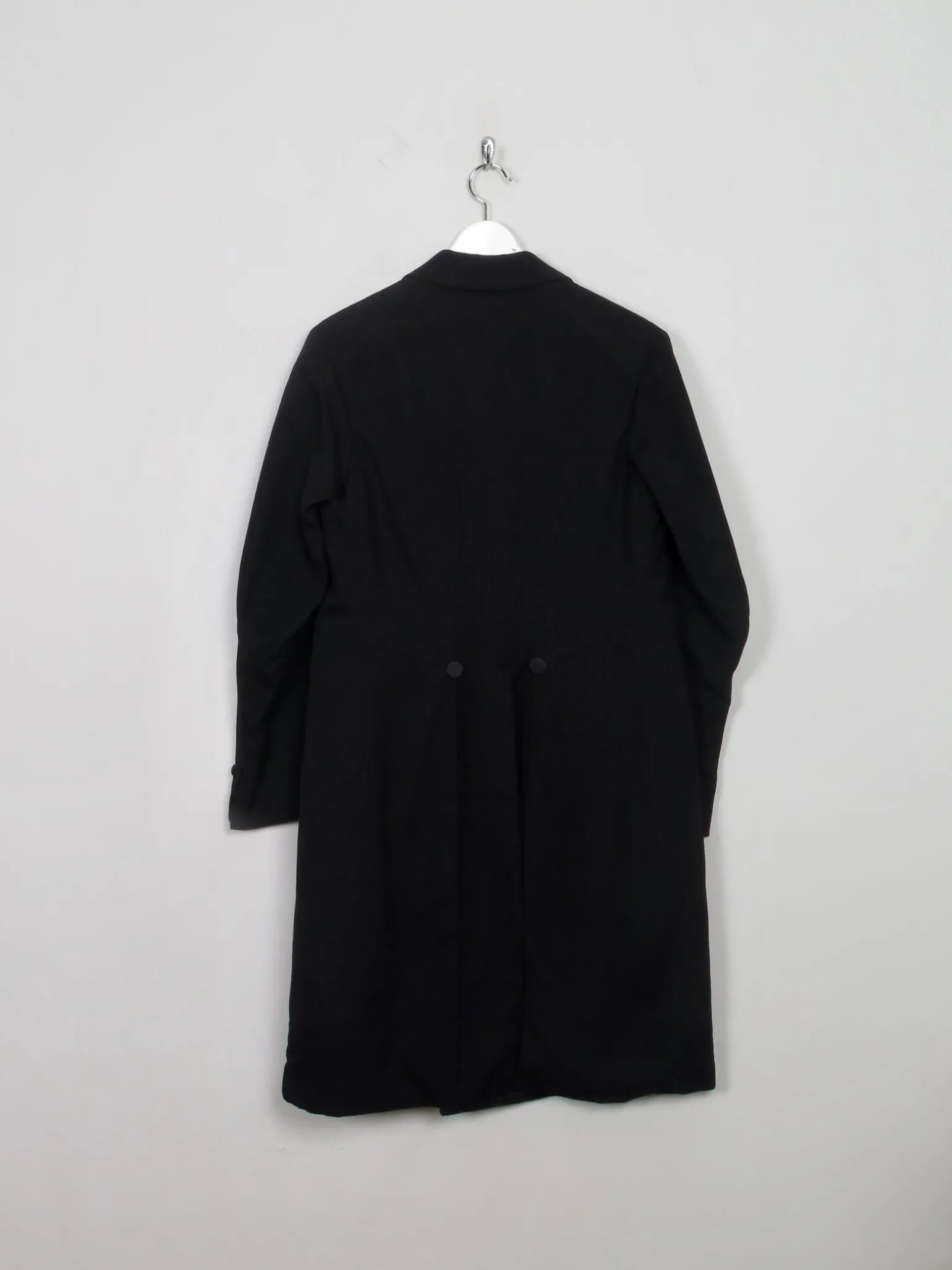 Men's Vintage Black Mourning Coat 40"/M