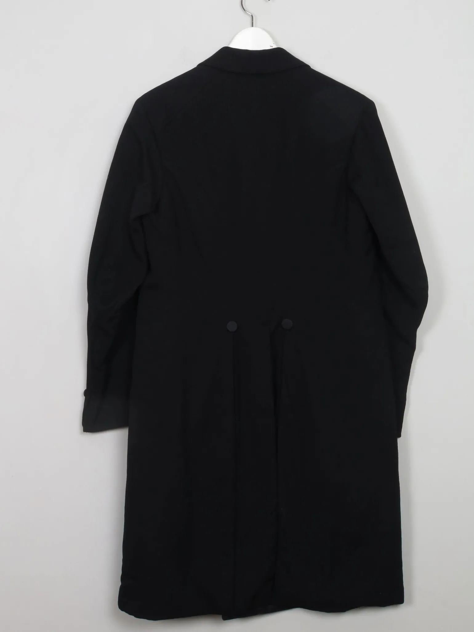 Men's Vintage Black Mourning Coat 40"/M