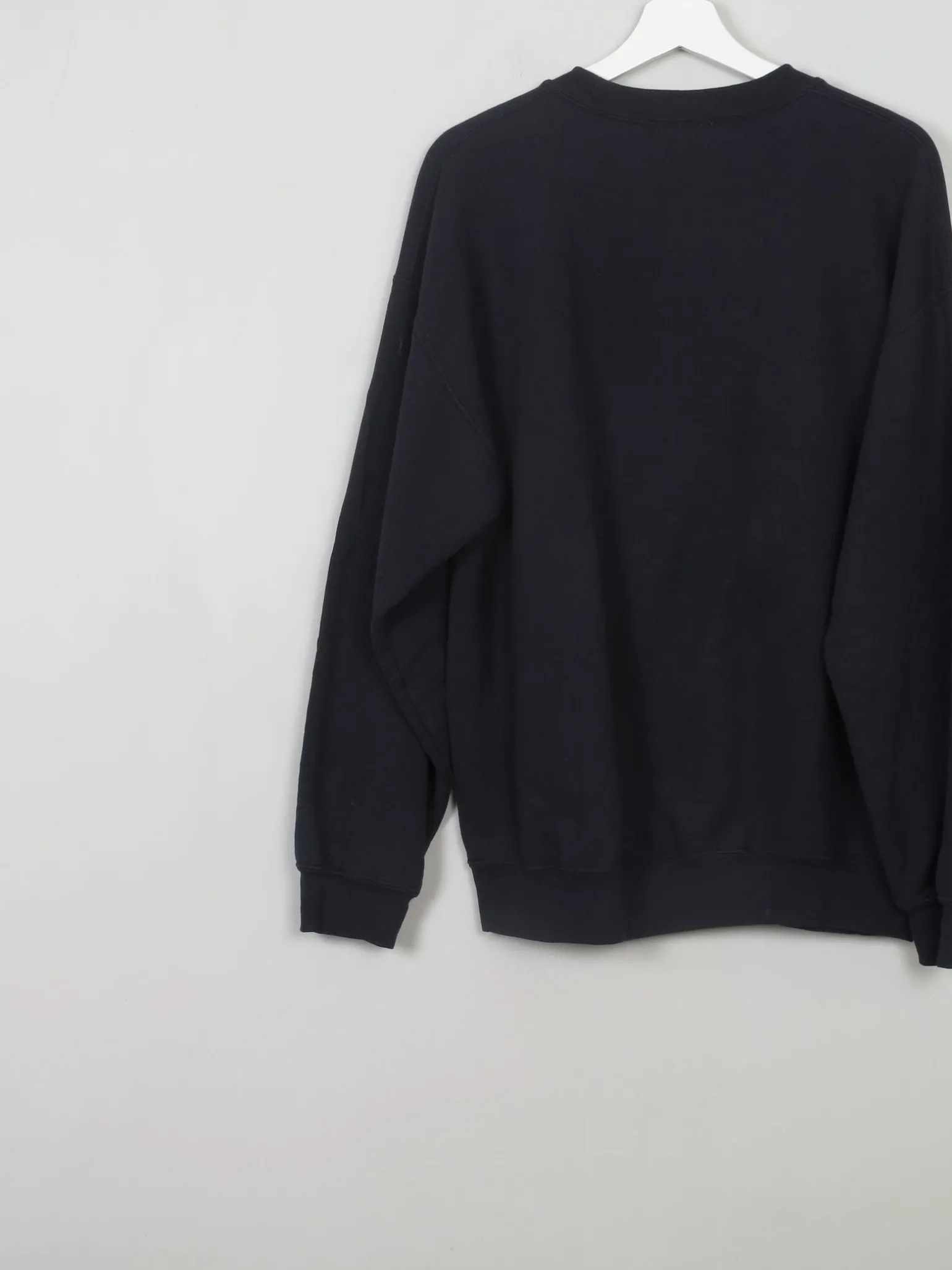 Men's Vintage Black Sweatshirt With Logo L