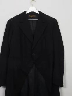 Mens Vintage Black Tails Coat 40