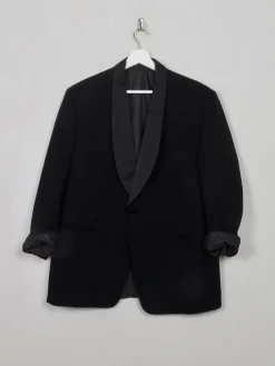 Men's Vintage Black Tuexdo Jacket 40