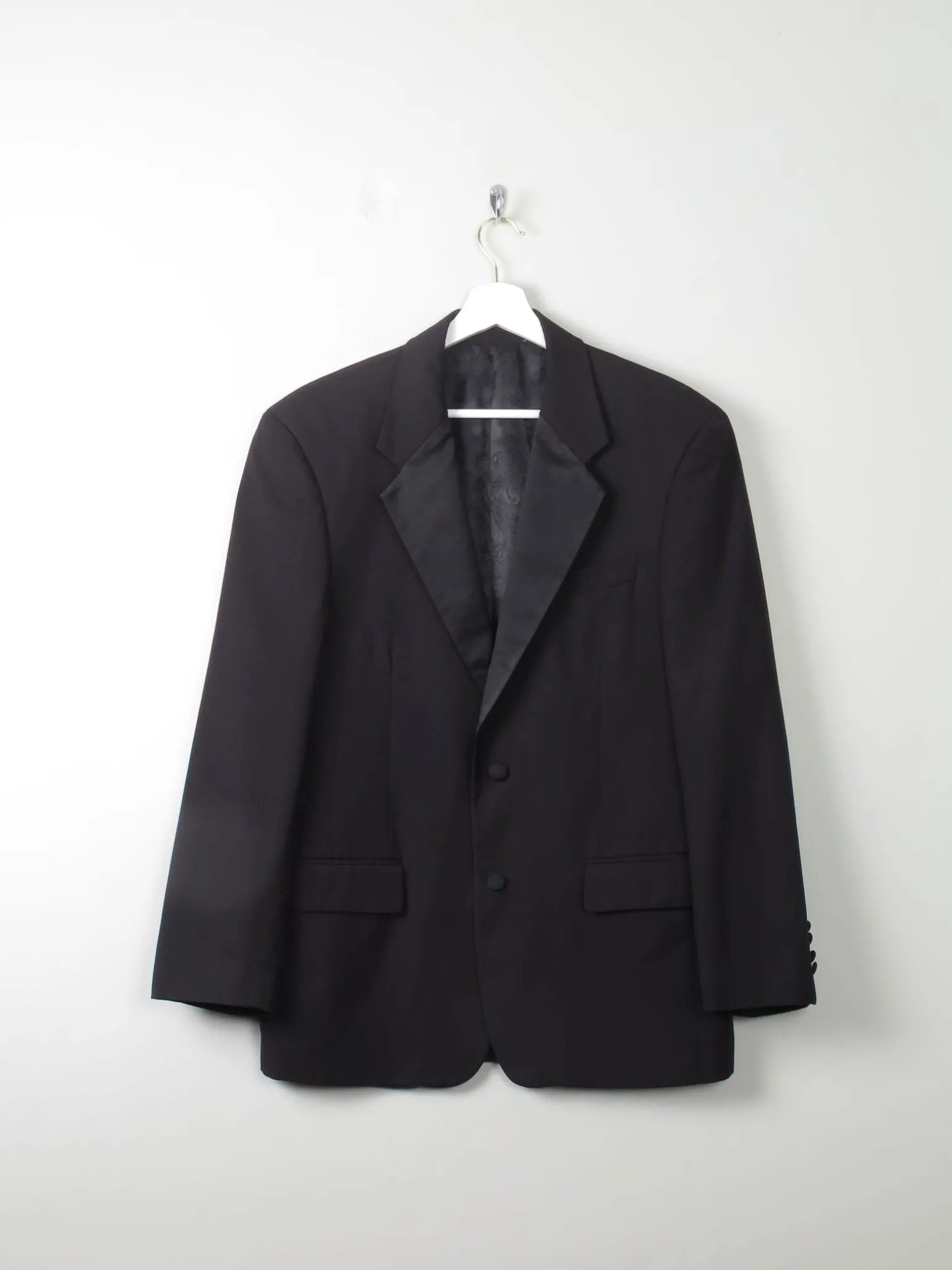 Men's Vintage Black Tuxedo Dinner Jacket M 40"