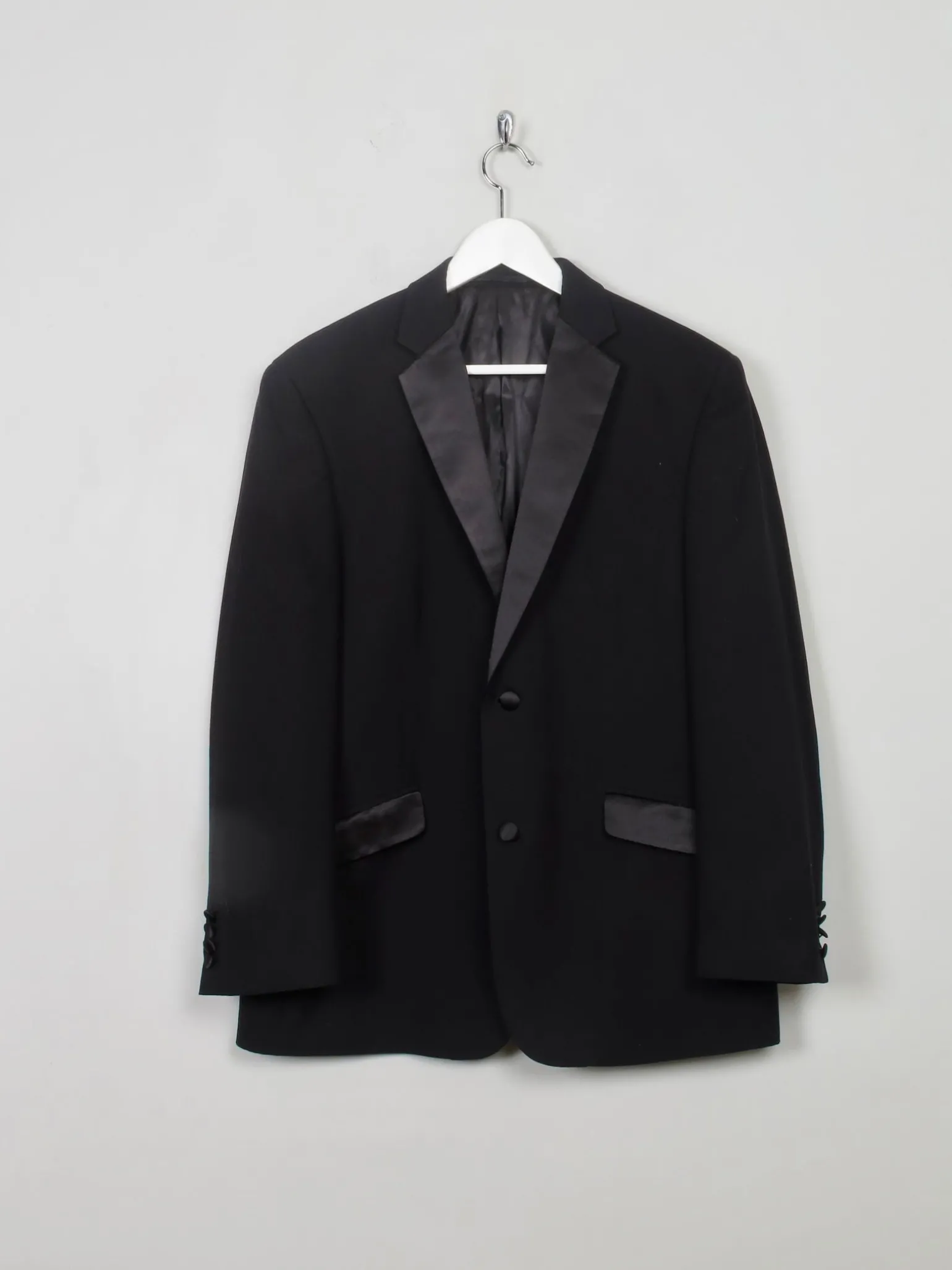 Men's Vintage Black Tuxedo Jacket 42"