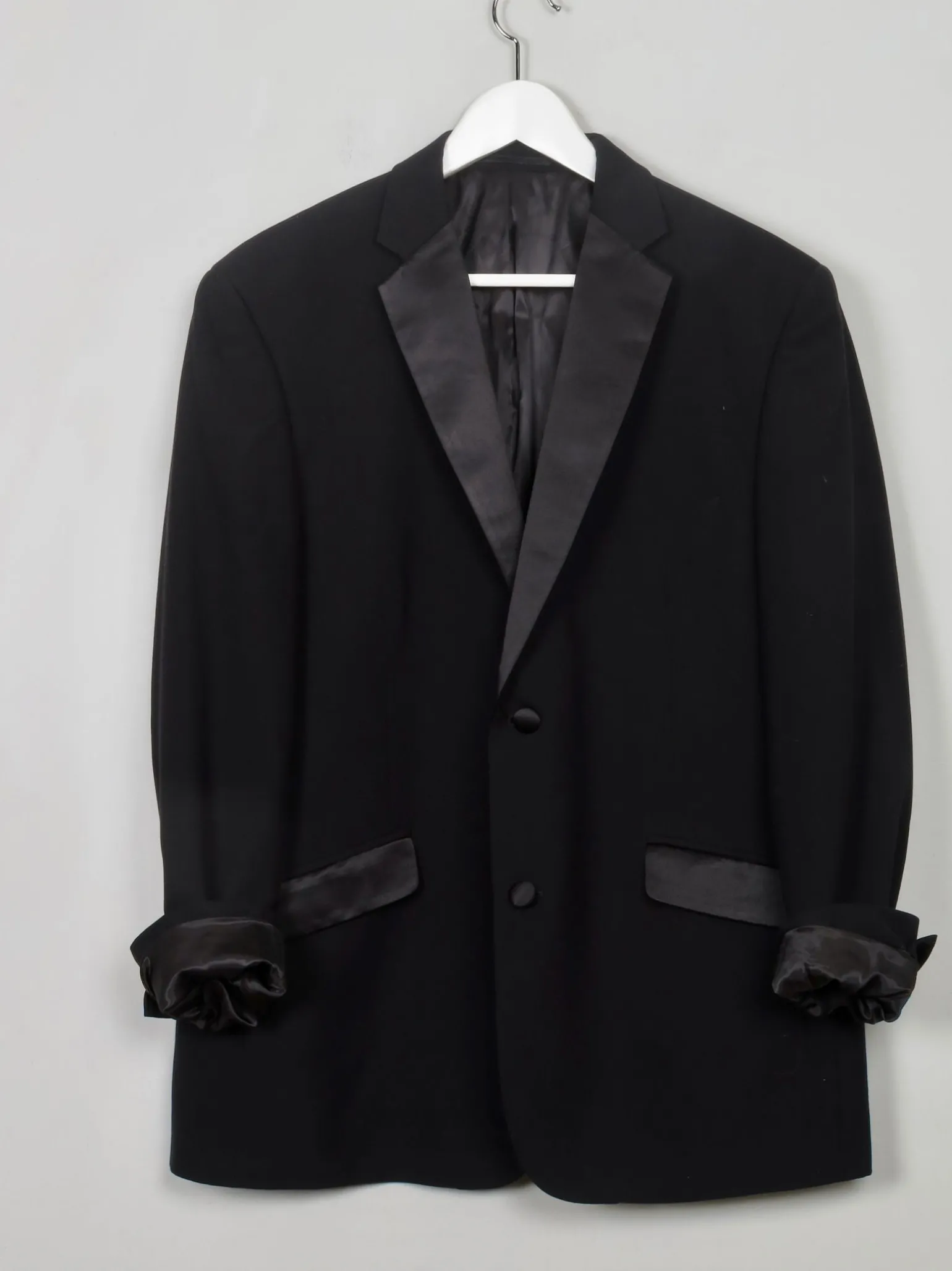 Men's Vintage Black Tuxedo Jacket 42"