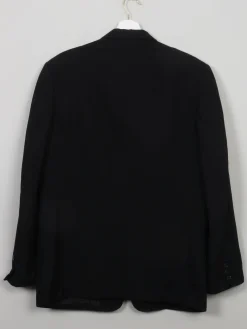 Men's Vintage Black Wool Jacket 42