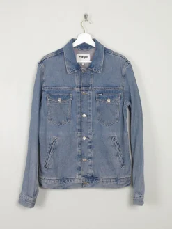 Men's Vintage Blue Denim Jacket Wrangler L
