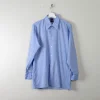 Men's Vintage Blue Patterned Shirt L