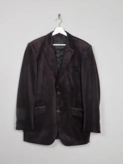 Men's Vintage Brown Velvet Jacket 42"