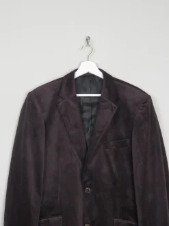 Men's Vintage Brown Velvet Jacket 42