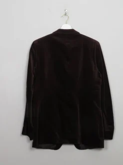 Men's Vintage Brown Velvet Jacket 38