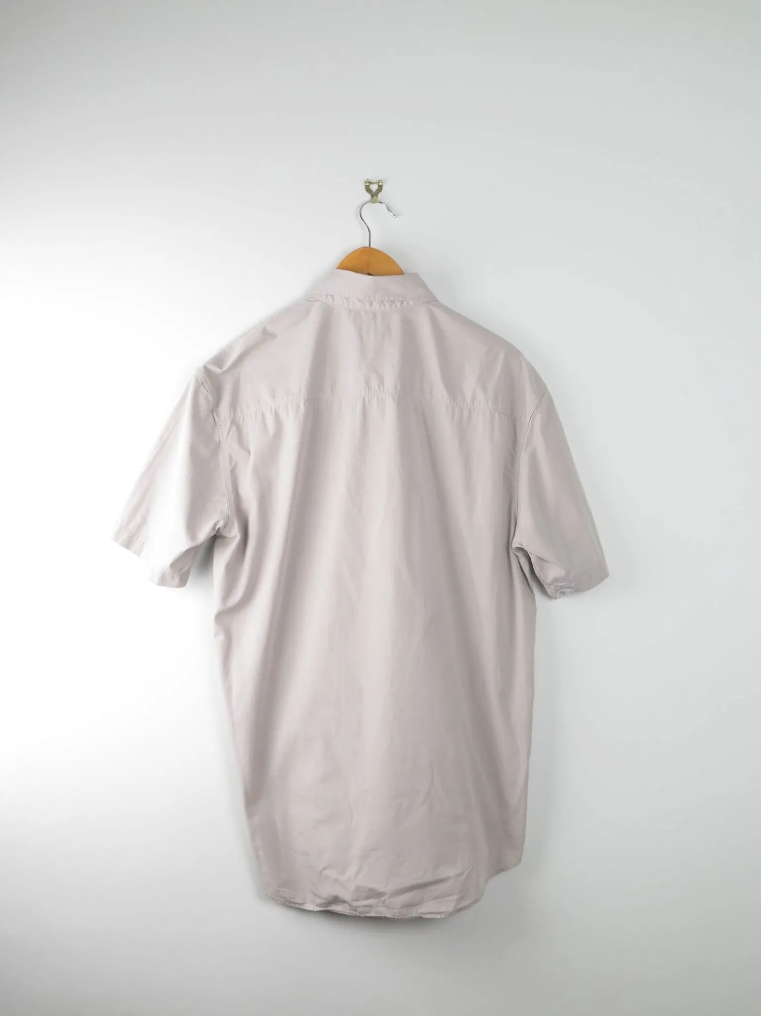 Men's Vintage Calvin Klein Khaki Shirt L