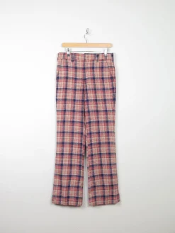 Men's Vintage Check Dead-stock Trousers 31"32L