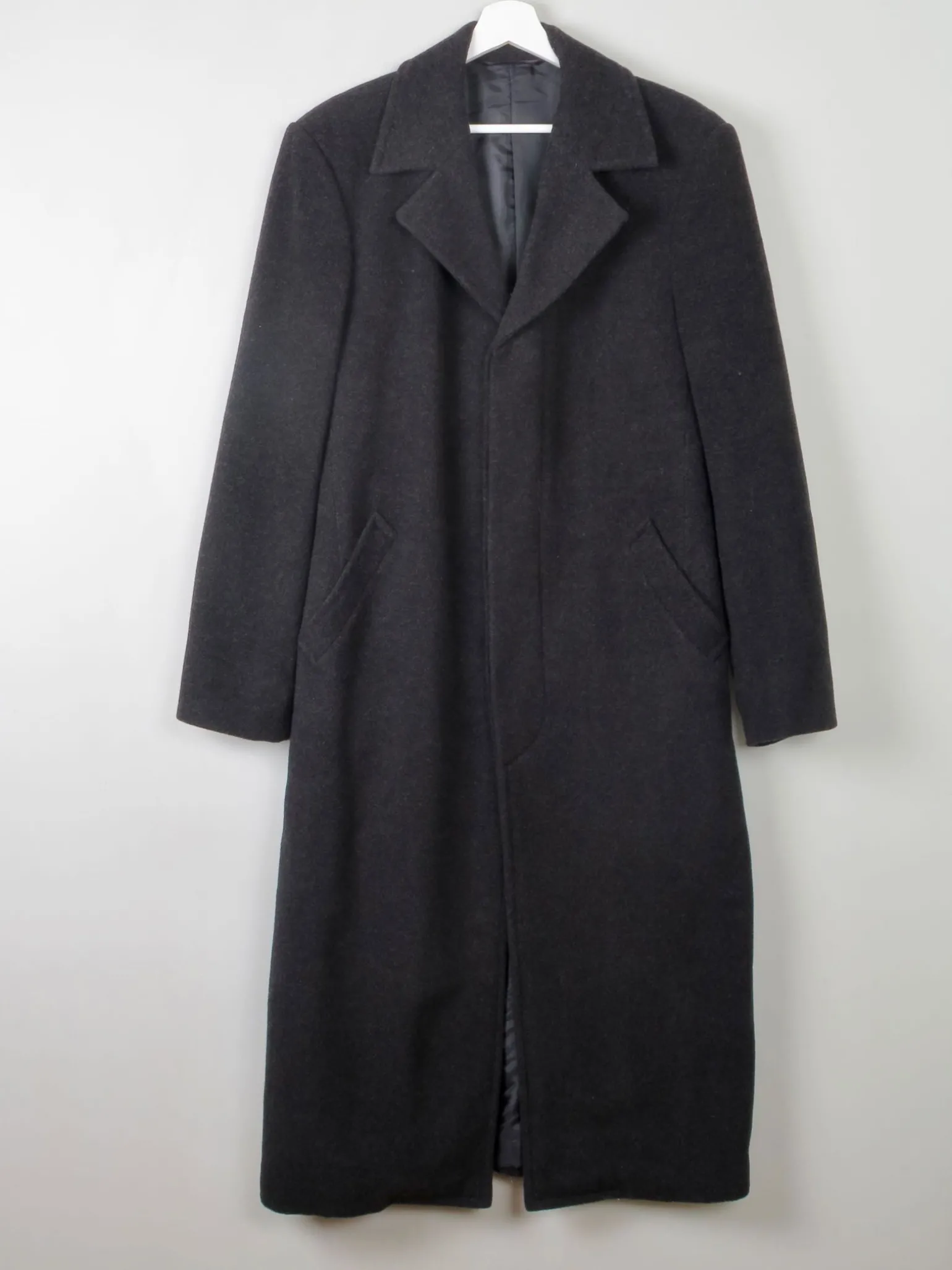 Men's Vintage Coat Dark Grey M
