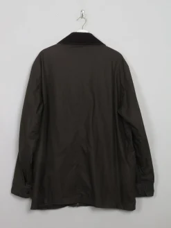 Men's Vintage Crane Green Wax Jacket L/XL