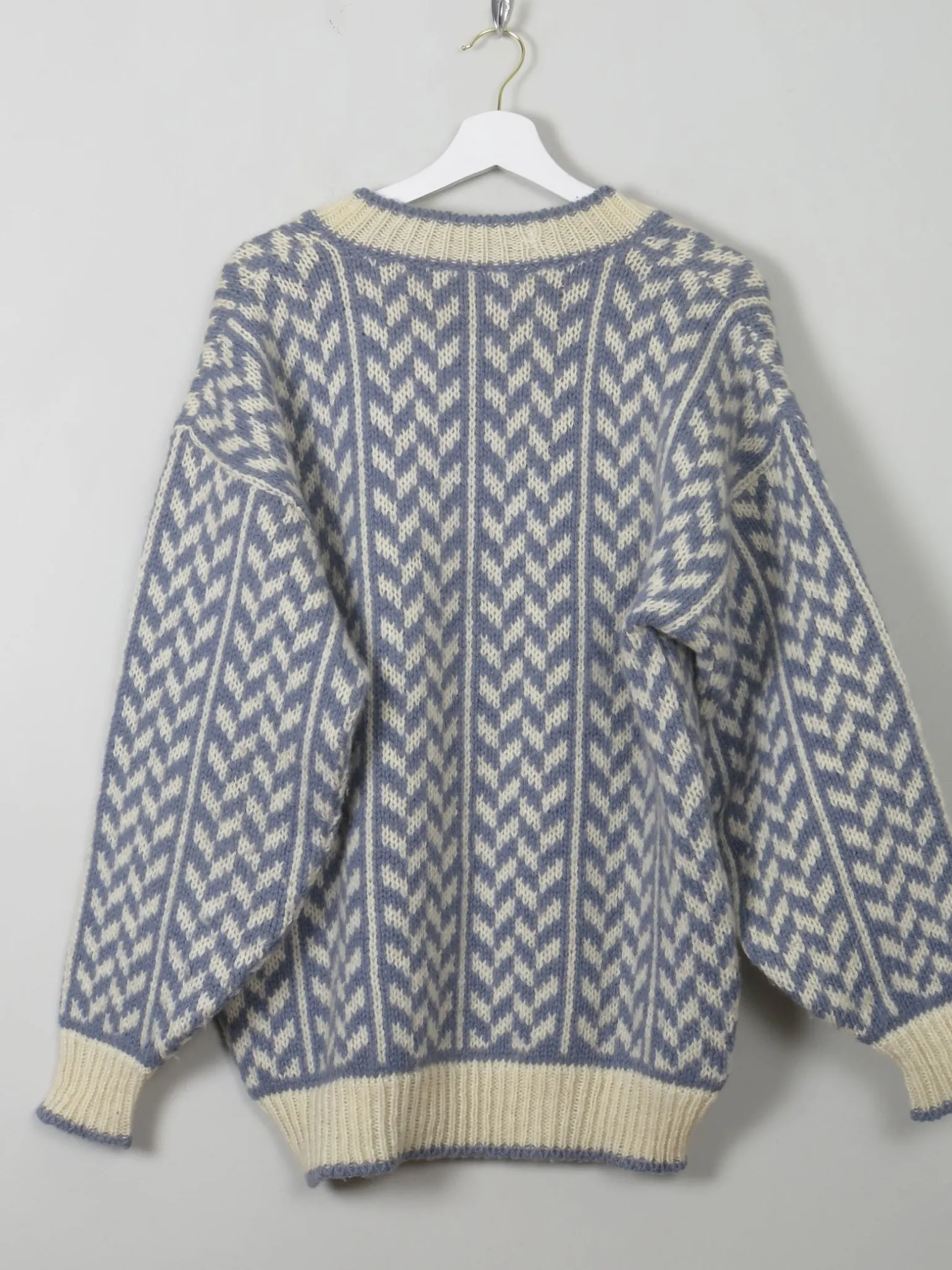 Men's Vintage Danish Jumper V Neck M/L