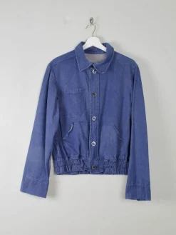Men's Vintage Denim Bomber Jacket XS/S