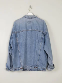 Men's Vintage Denim Jacket Blue XL